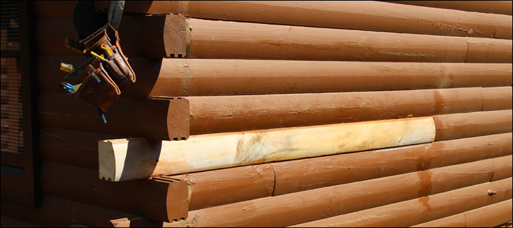 Log Home Damage Repair  Mathews, Virginia